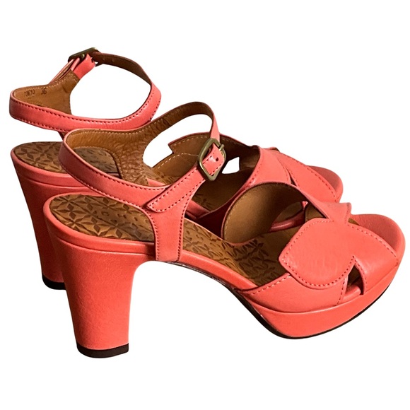 Chie Mihara Ebisa Coral Heeled Sandals, New in Box - Picture 1 of 8